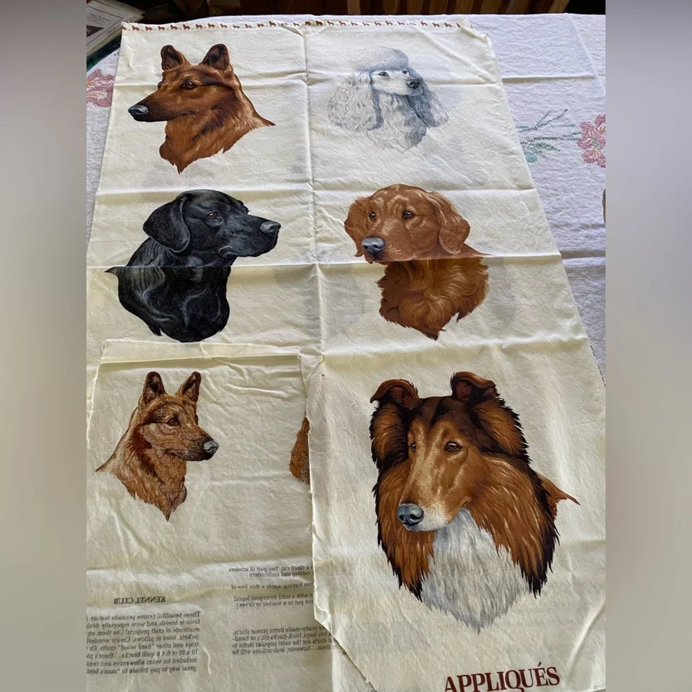 Dog Breed Patterned Fabric - Picture 3 of 9